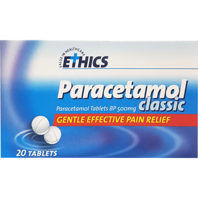 Ethics Classic Paracetamol Tablets 20pk