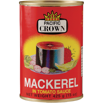 Pacific Crown Mackerel In Tomato Sauce 425g