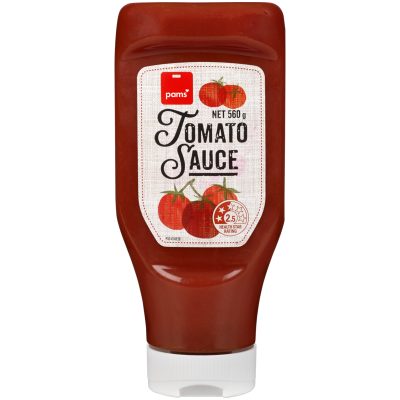 Pams Upside Down Tomato Sauce 560g