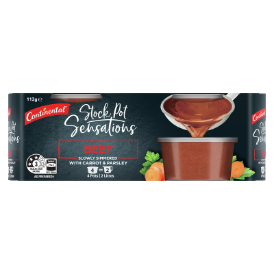 Continental Stock Pot Sensations Beef Stock 4 x 28g