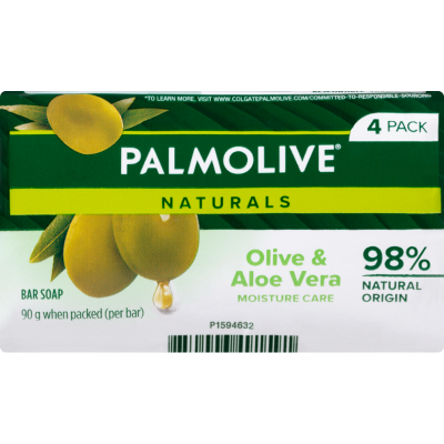 Palmolive Naturals Moisture Care Aloe & Olive Extracts Bar Soap 360g