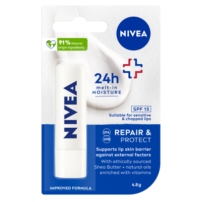 Nivea Repair & Protect Lip Balm SPF15 4.8g