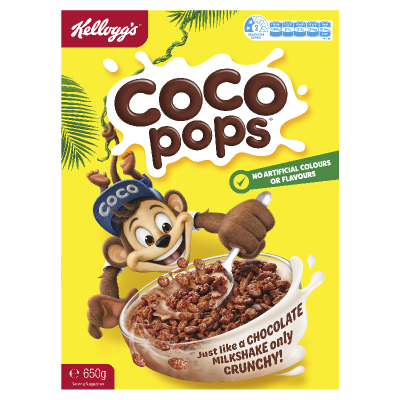 Kellogg's Coco Pops Breakfast Cereal 650g