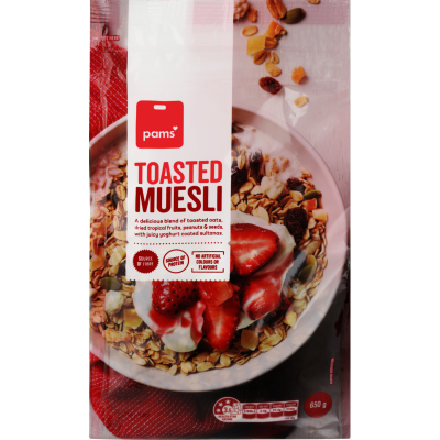 Pams Toasted Muesli 650g