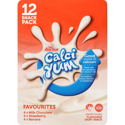 Anchor Calci-Yum Favourites Dairy Food 12 x 100g