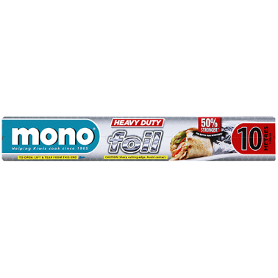 Mono Heavy Duty Aluminium Foil 300mm Wide 10m