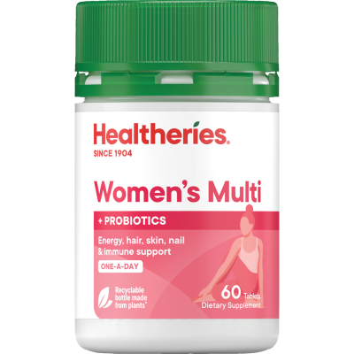 Healtheries Women's Multi One A Day Tablets 60pk