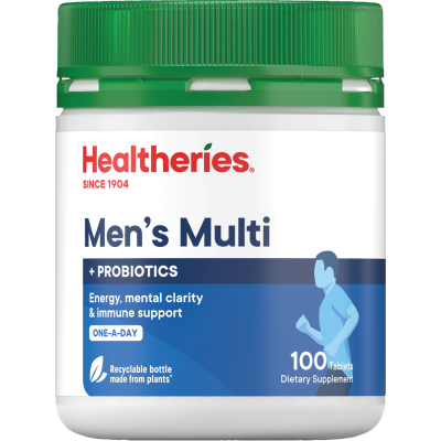 Healtheries Men's Multi One A Day Tablets 100pk