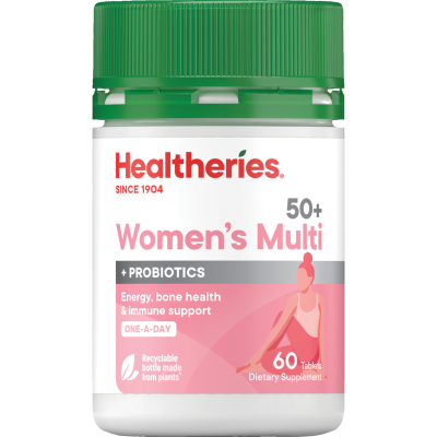 Healtheries Women's 50+ Multi One A Day Tablets 60pk