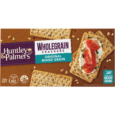 Huntley & Palmers Original Mixed Grain Wholegrain Crackers 250g