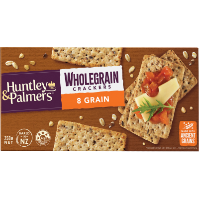 Huntley & Palmers Original 8 Grain Wholegrain Crackers 250g