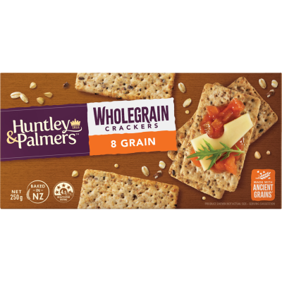 Huntley & Palmers 8 Grain Wholegrain Crackers 250g