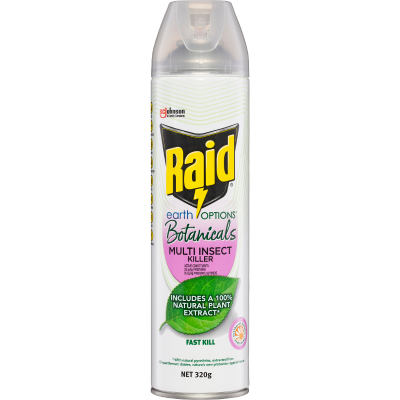Raid Earth Options Botanicals Multi Insect Killer 320g