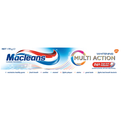 Macleans Multi Action Whitening Toothpaste 170g