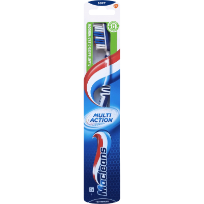 Macleans Multi Action Soft Toothbrush 1pk