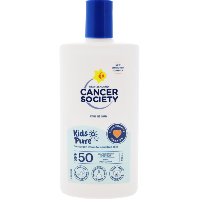 Cancer Society Kids Pure SPF50 Low Irritant Sun Lotion 400ml