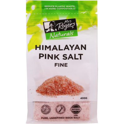 Mrs Rogers Naturals Fine Himalayan Pink Salt 400g