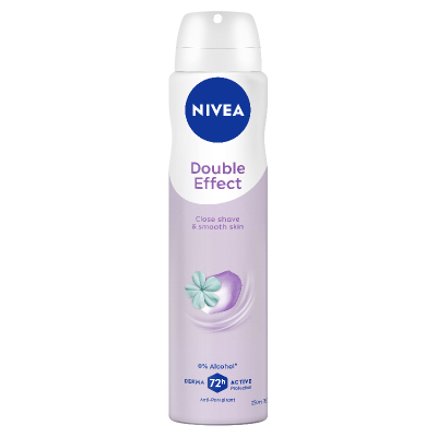 Nivea Double Effect 72Hr Protection Anti-Perspirant Deodorant Aerosol 250ml