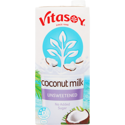 Vitasoy Unsweetened Coconut Milk 1l