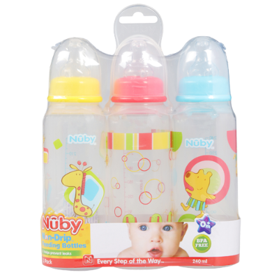 Nuby Printed Bottles 240ml