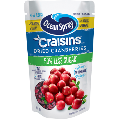 Ocean Spray 50% Less Sugar Craisins 150g