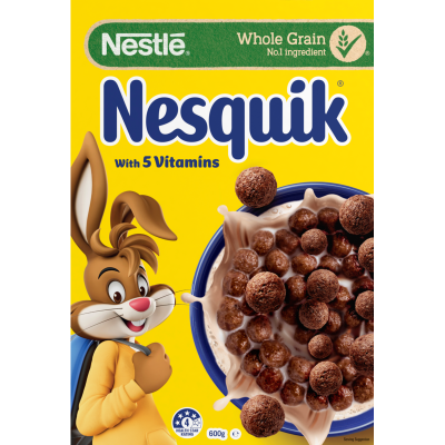 Nestle Nesquik Chocolate Breakfast Cereal 600g