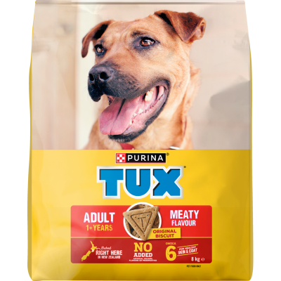 Purina TUX Adult Original Biscuit Meaty Flavor Dry Dog Food 8kg