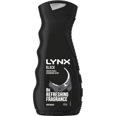 Lynx Black Shower Gel 400ml