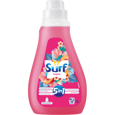 Surf Tropical Laundry Liquid 1l