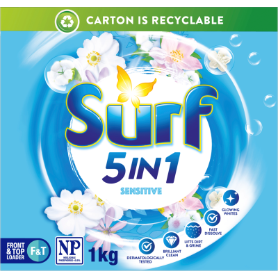 Surf Sensitive Laundry Powder 1kg
