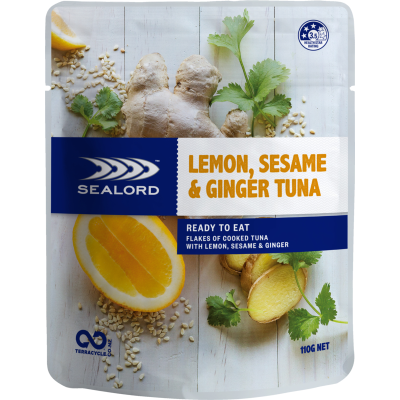 Sealord Lemon Sesame & Ginger Tuna 110g