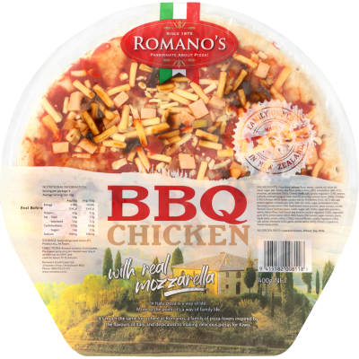 Romano's BBQ Chicken Pizza 400g