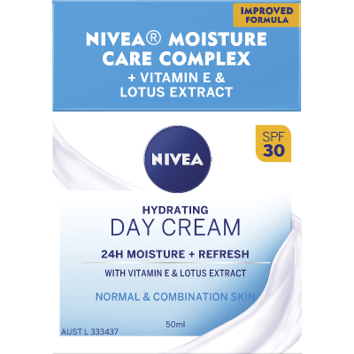 Nivea Normal & Combination Skin SPF30 Hydrating Day Cream 50ml