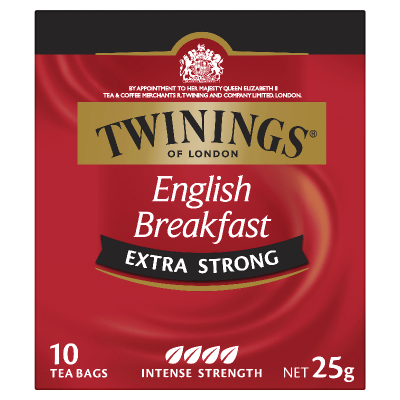 Twinings English Breakfast Extra Strong Tea Bags 10pk