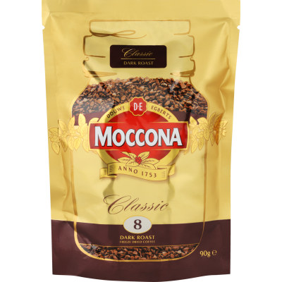 Moccona Classic Dark Roast Instant Freeze Dried Coffee Refill 90g