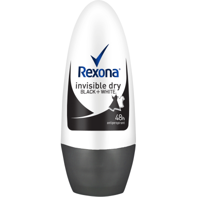 Rexona Invisible Dry Black & White 48Hr Antiperspirant 50ml