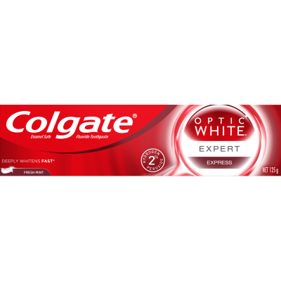 Colgate Optic White Expert Express Teeth Whitening Toothpaste 125g