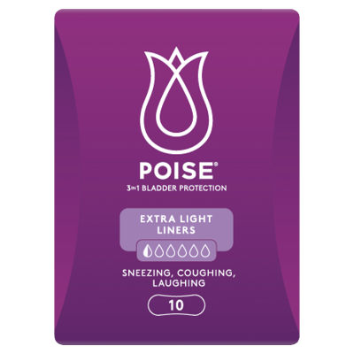 Poise Extra Light Liners 10pk