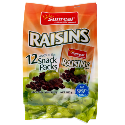 Sunreal Raisins 12pk