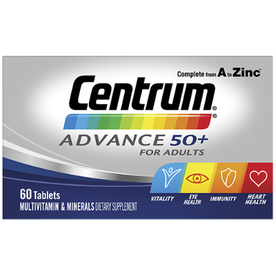 Centrum Advance 50+ Multivitamin & Minerals 60pk