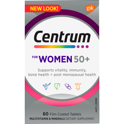 Centrum For Woman 50+ Vitamin Tablets 60pk