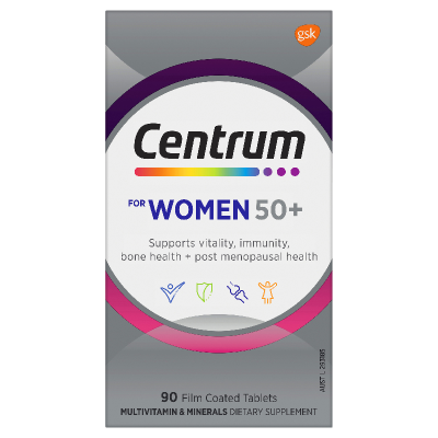 Centrum For Woman 50+ Vitamin Tablets 90pk