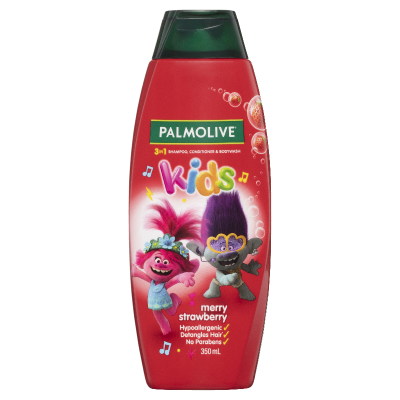 Palmolive Kids 3 In 1 Strawberry Shampoo 350ml