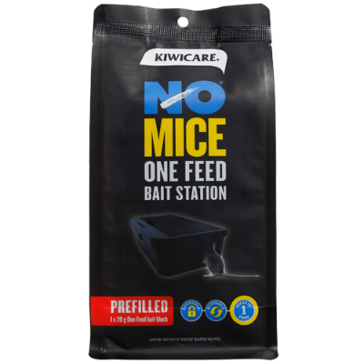 Kiwicare No Rats & Mice One Feed Bait Station 20g