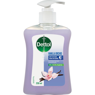 Dettol Vanilla Orchid Antibacterial Liquid Hand Wash Pump 250ml