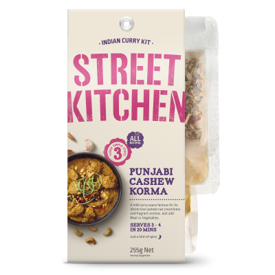 Street Kitchen Punjabi Cashew Korma Indian Curry Kit 255g