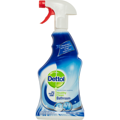 Dettol Healthy Clean Bathroom Cleaner Antibacterial Spray 500ml