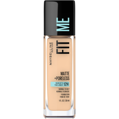 Maybelline New York Fit Me! Matt & Poreless 120 Classic Ivory Foundation 30ml