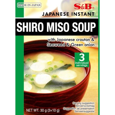 S&B Shiro Miso Instant Soup 30g