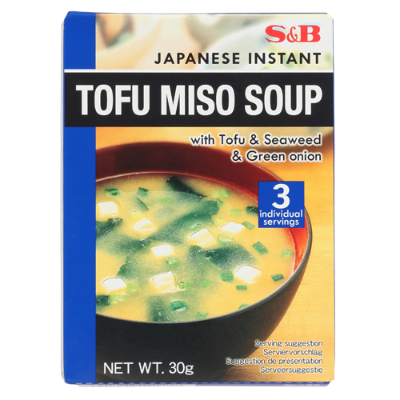 S&B Tofu Miso Soup with Seaweed & Green Onion 30g